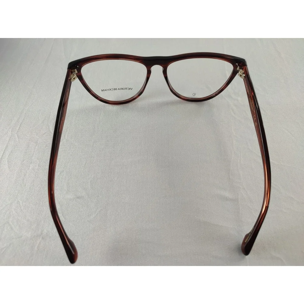 Victoria Beckham VB2672‎ 618 Amber Tortoise Cat Eye Eyeglass Frames 56-15-140